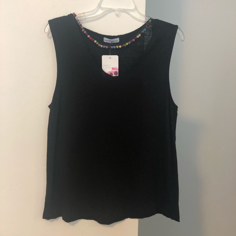 Dainty Hooligan black tank.